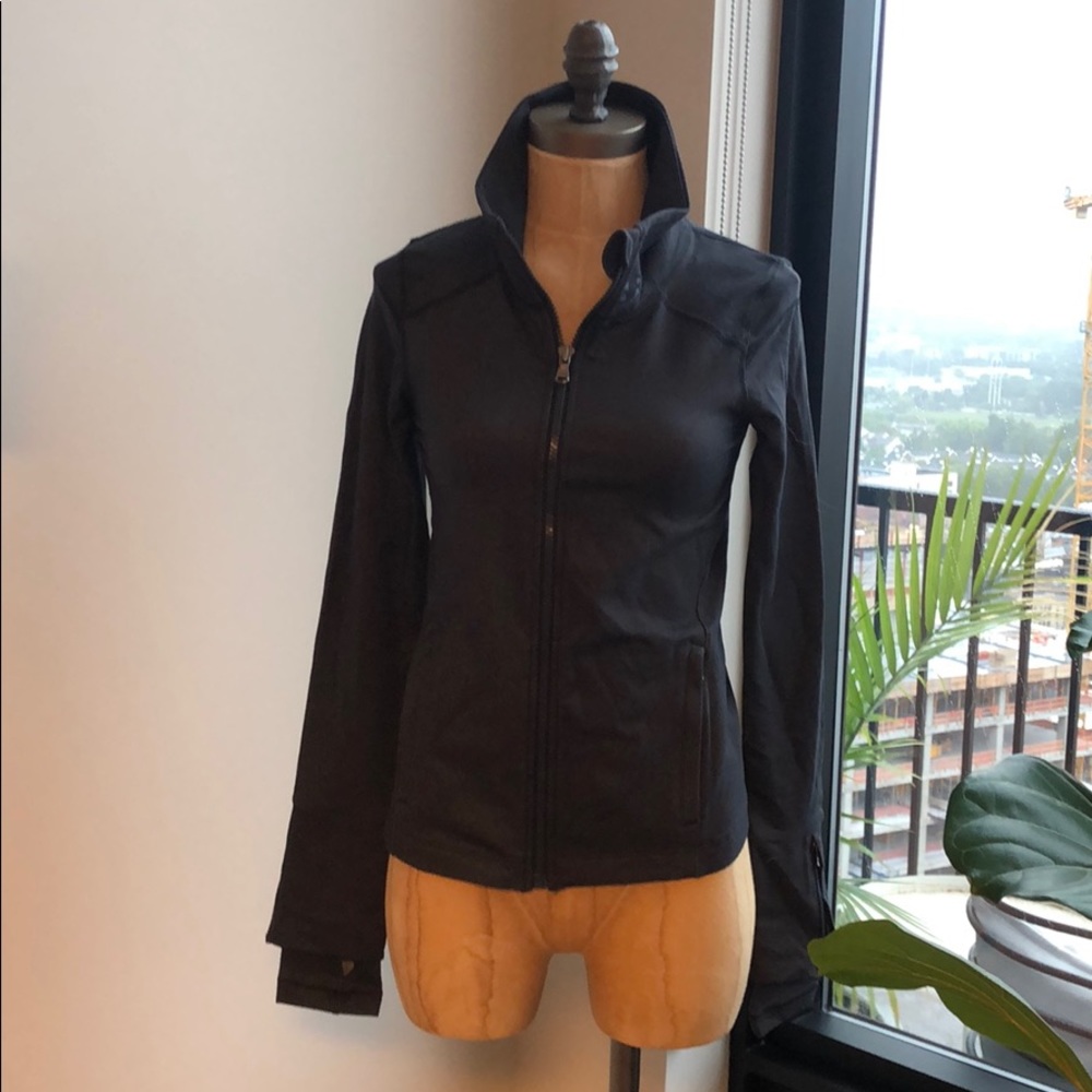NWT Under Armour studio lux black denim jacket